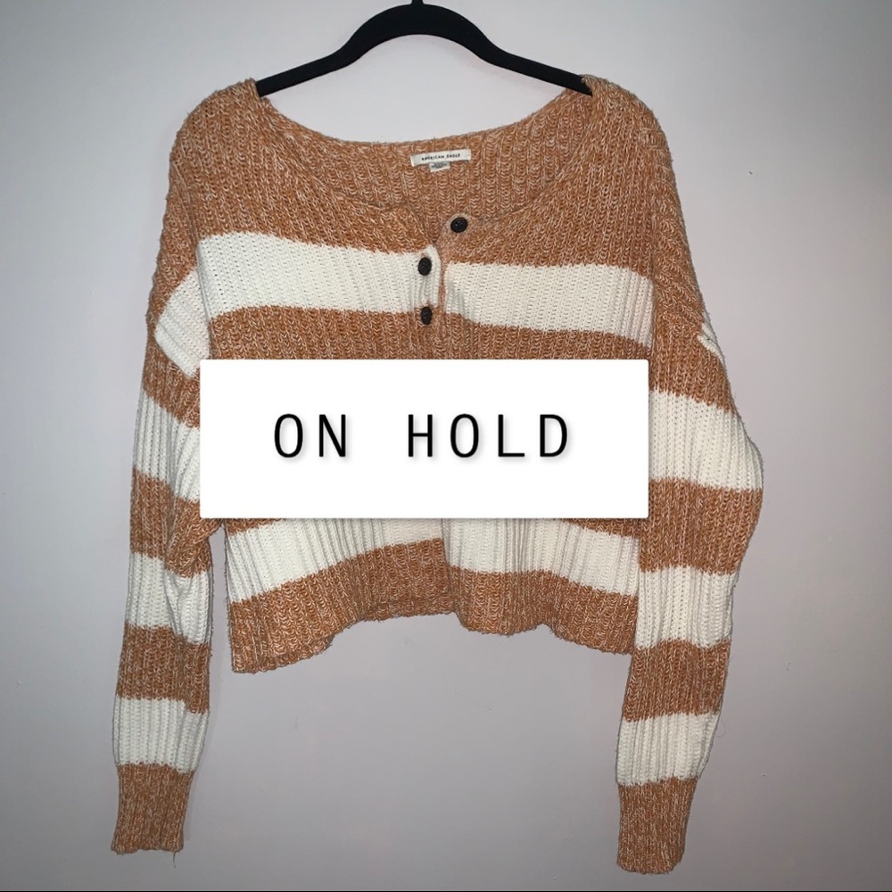american eagle striped sweater.